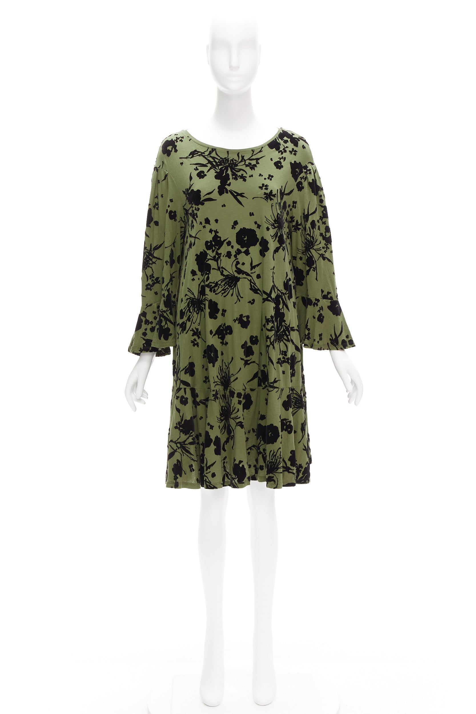 Dries Van Noten Floral Flutter Dress - Image 11