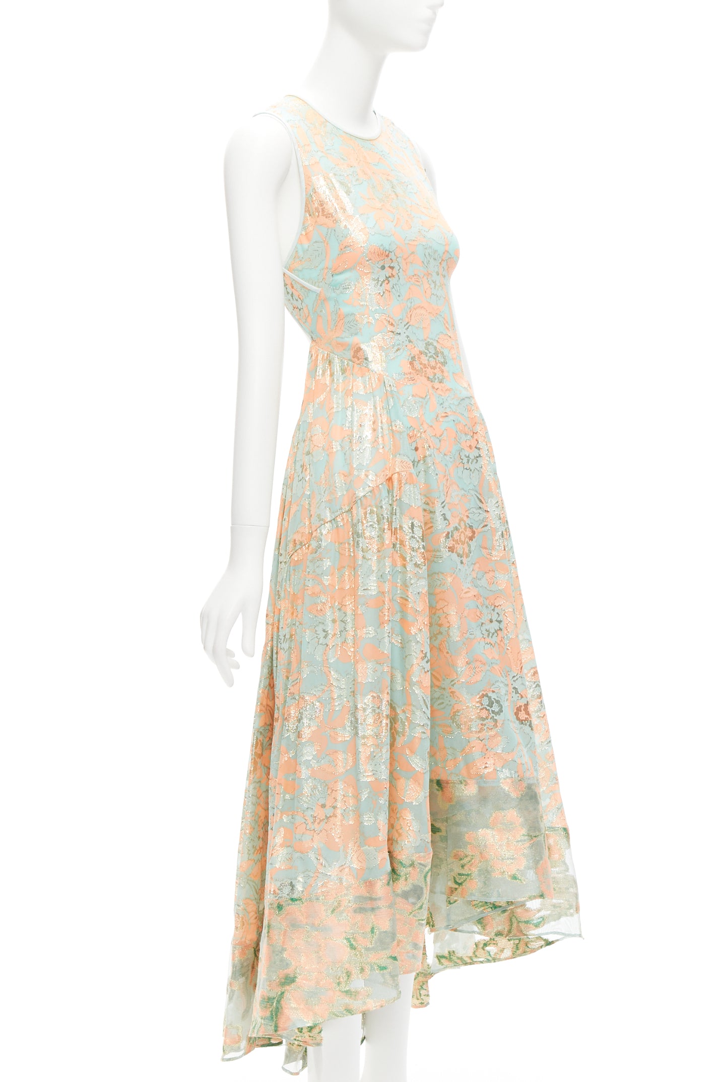 Tory Burch Metallic Lace Dress