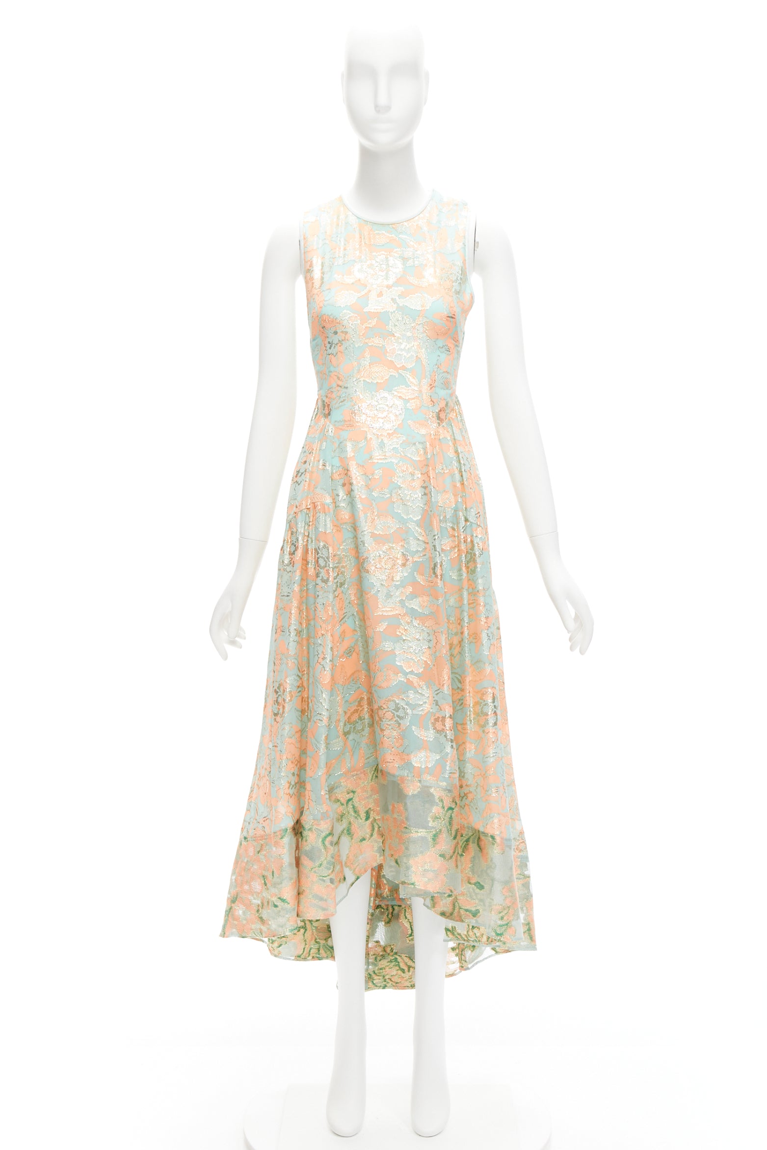 Tory Burch Metallic Lace Dress - Image 11