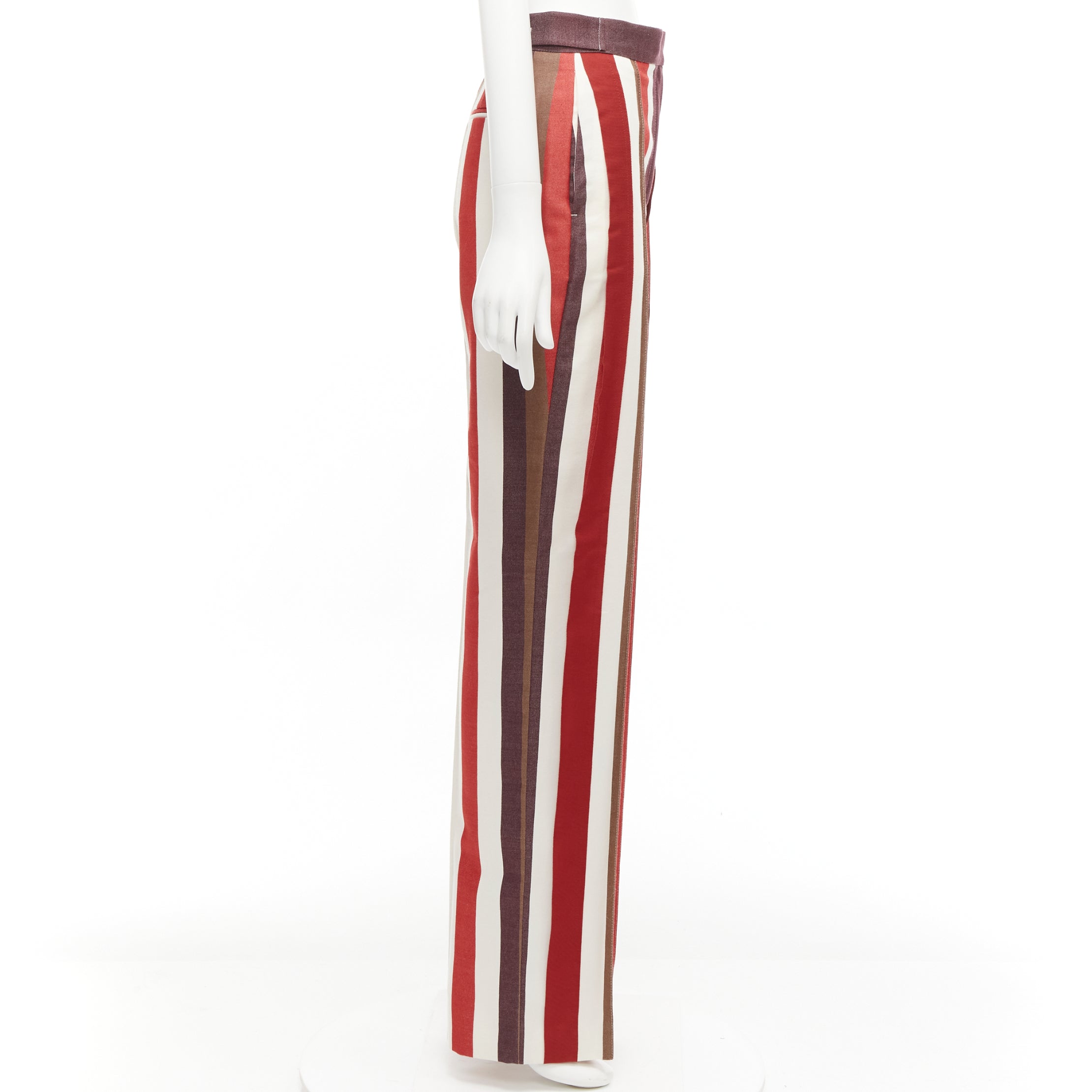 Frenken Stripe Wide Pants - 4