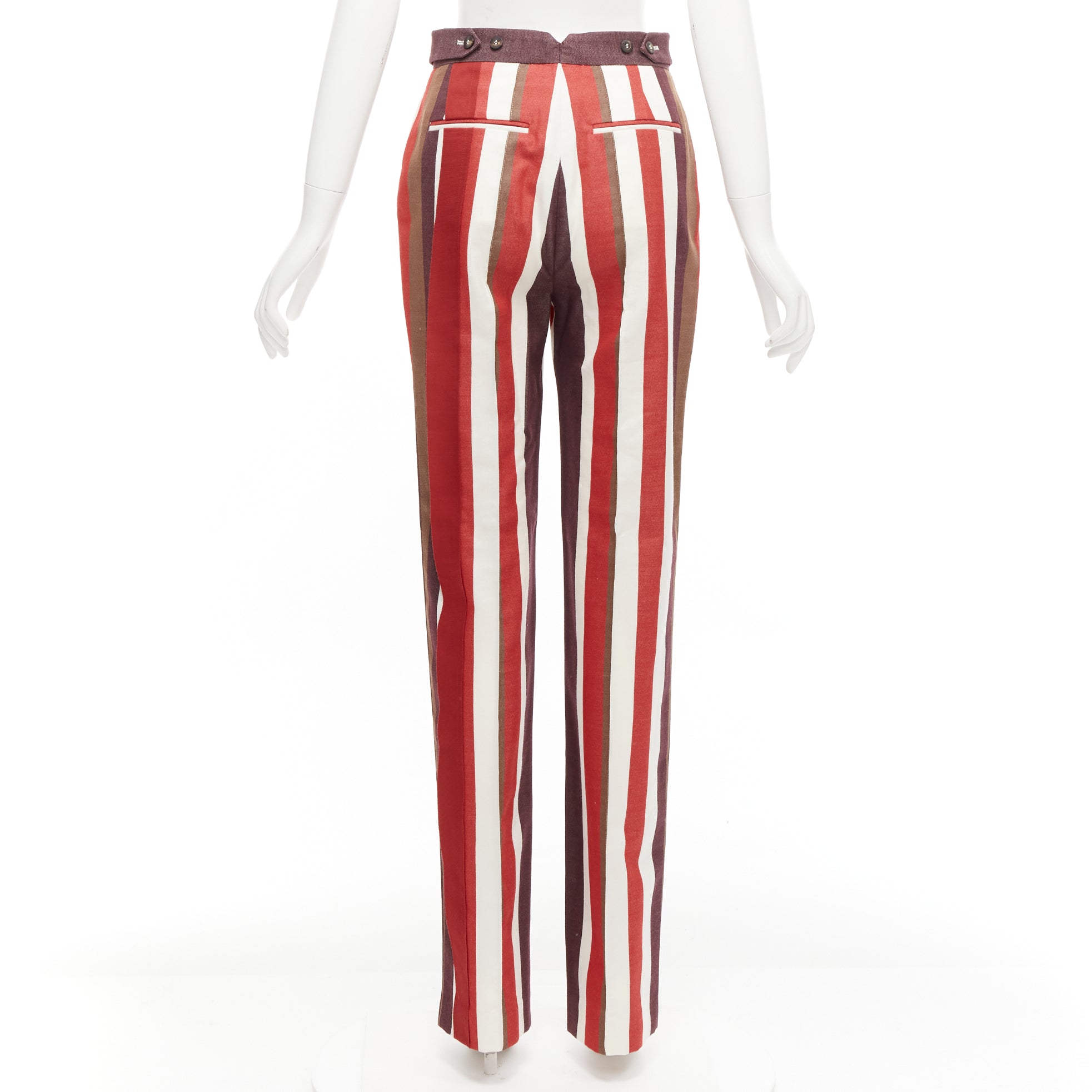 Frenken Stripe Wide Pants - Side view