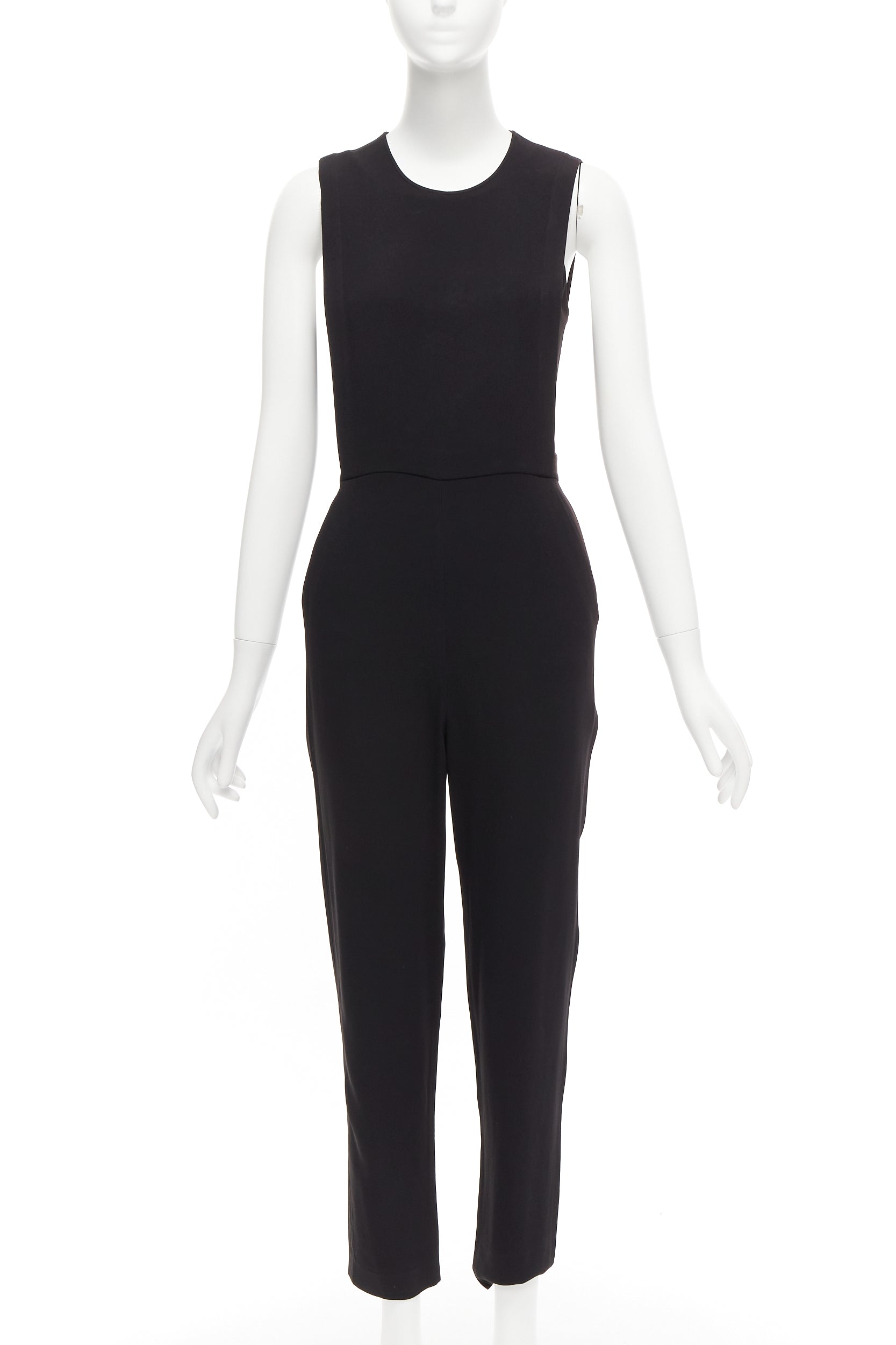 Theory Black Zip Jumpsuit
