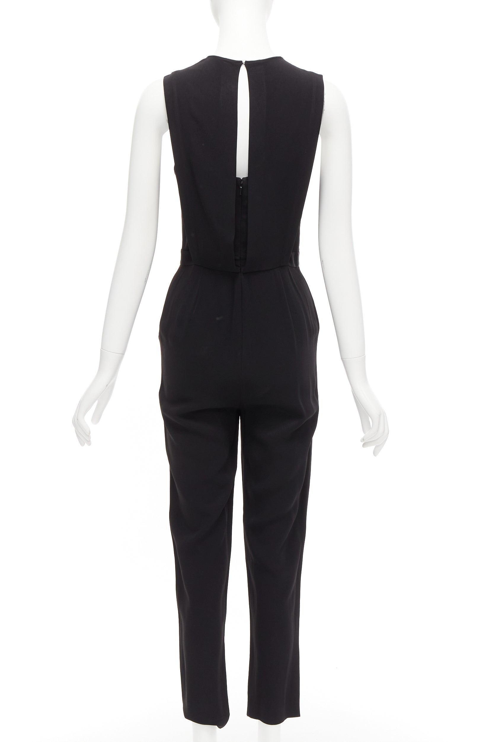 Theory Black Zip Jumpsuit - Side view