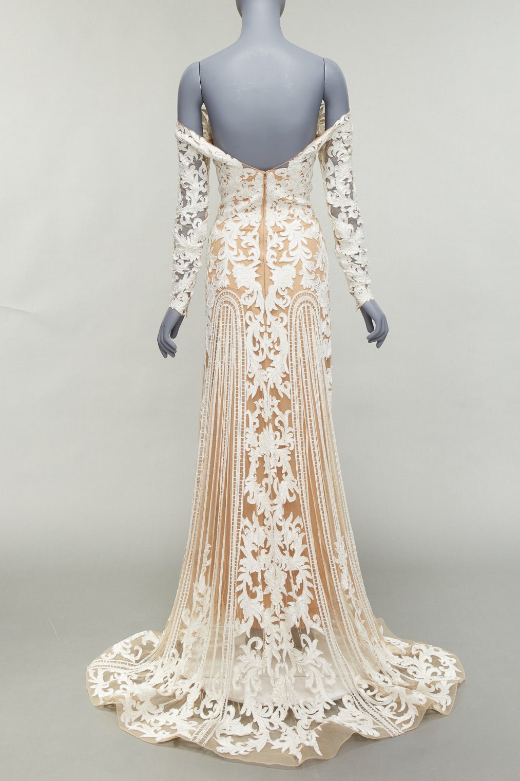 Zuhair Murad Pearl Wedding Gown - Side view