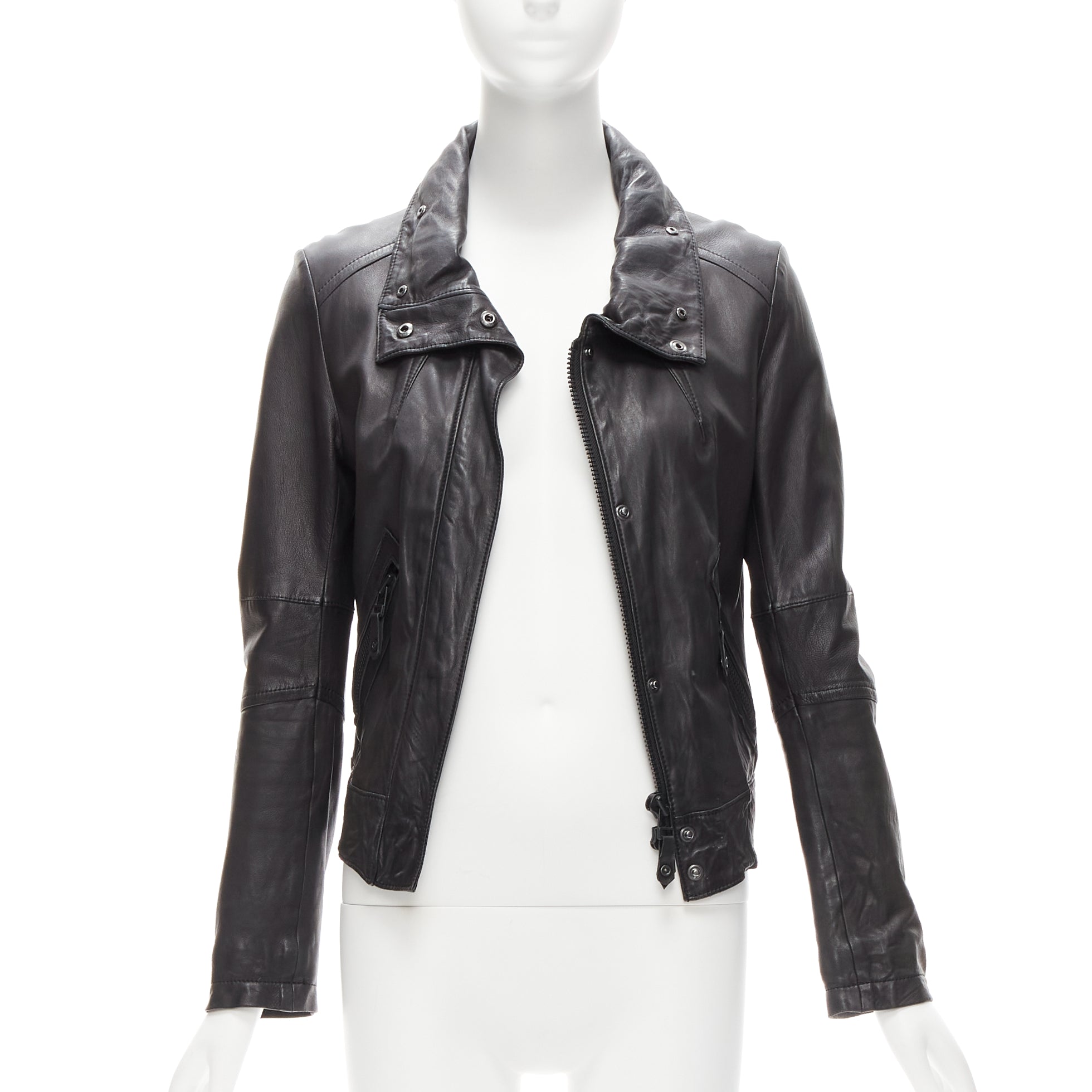 Atsuro Tayama Collar Biker Jacket