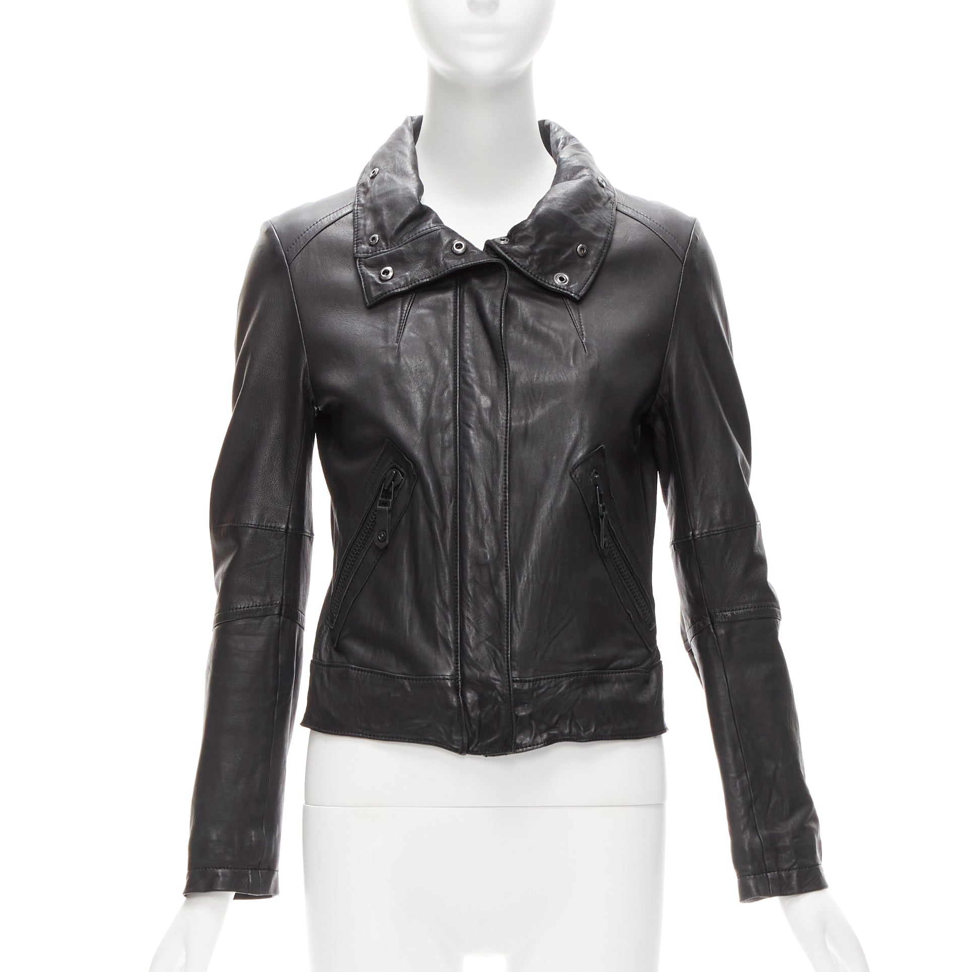 Atsuro Tayama Collar Biker Jacket - Image 6