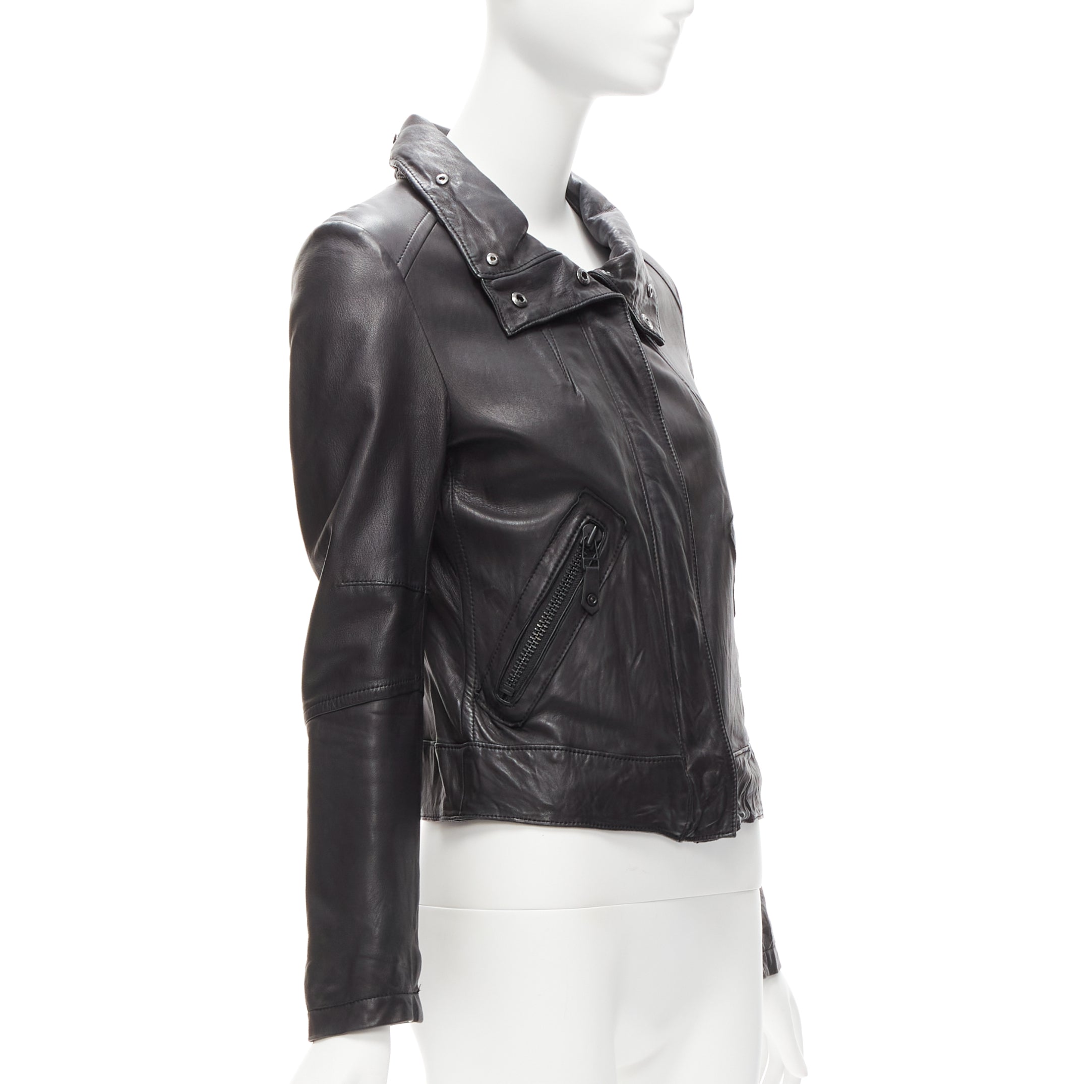 Atsuro Tayama Collar Biker Jacket - 4