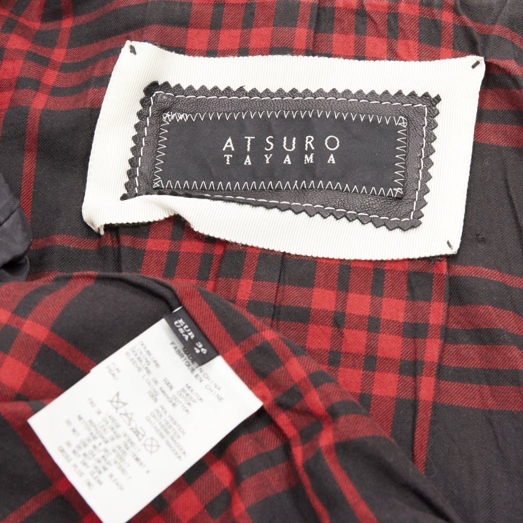 Atsuro Tayama Collar Biker Jacket - Image 11