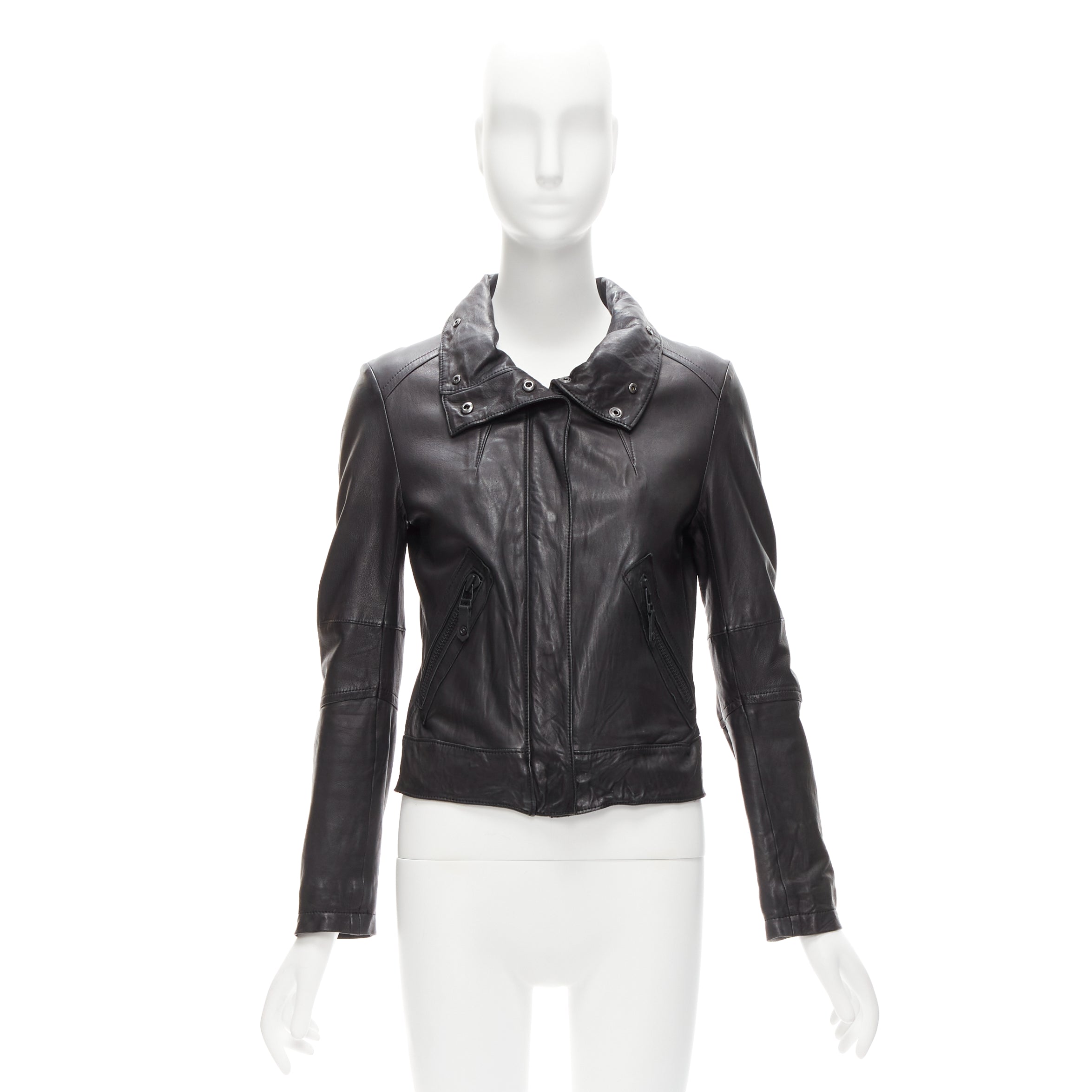 Atsuro Tayama Collar Biker Jacket - Image 12