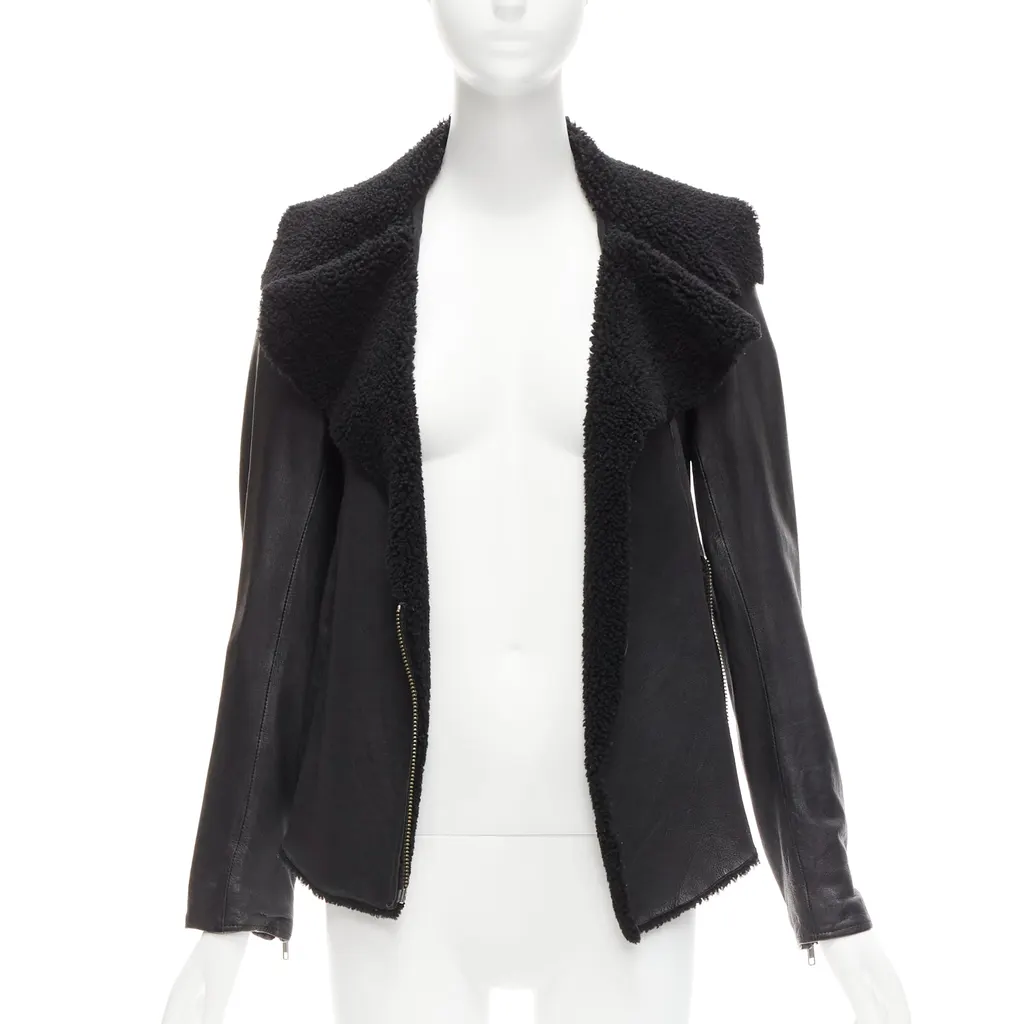 All Saints Nene Black Leather Very good - Inside View