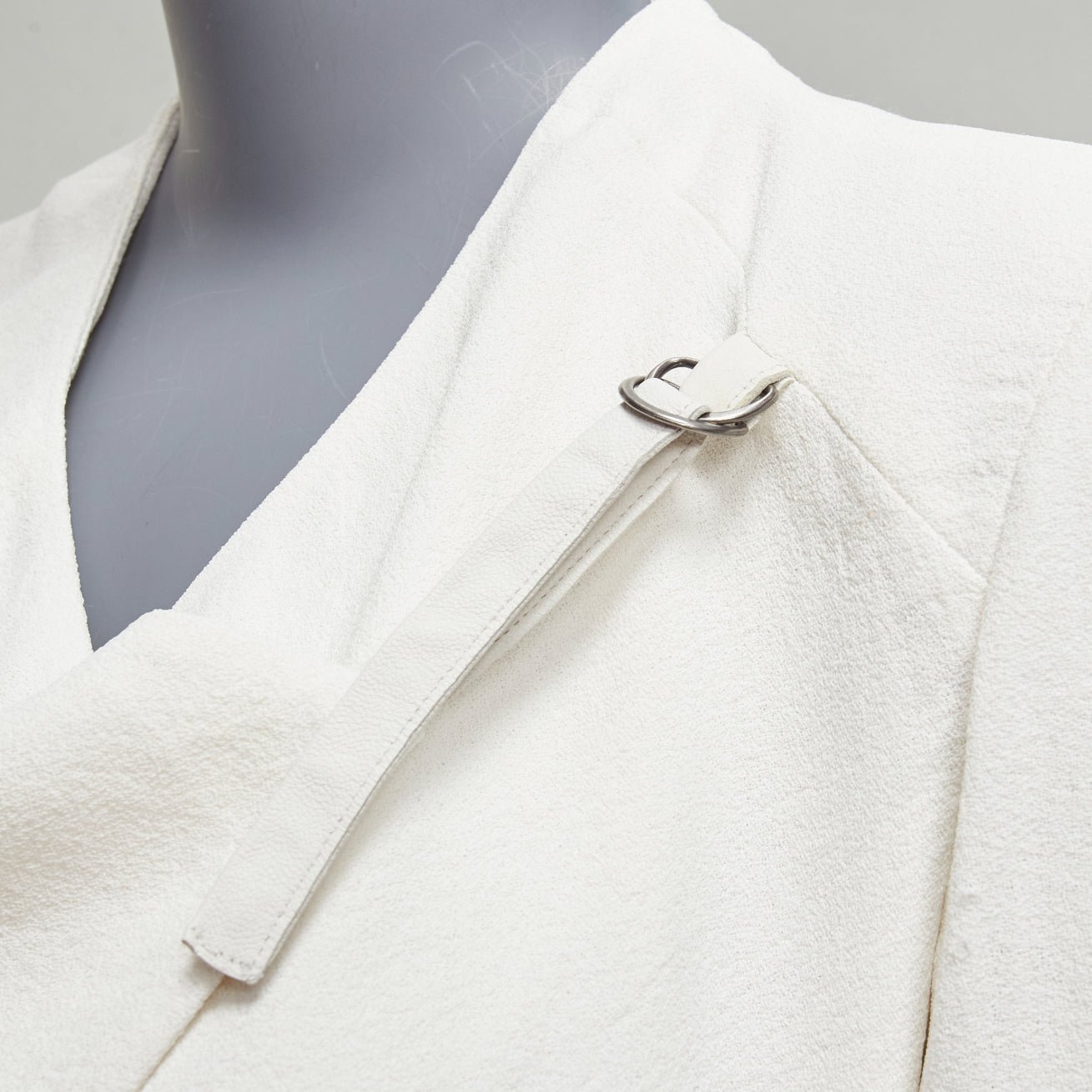 Helmut Lang Fur Cape Shawl - Back view