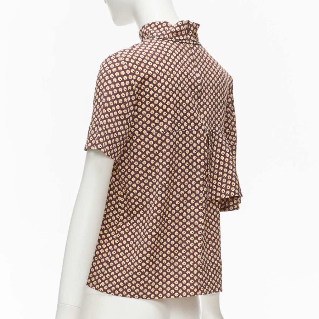 Marni Floral Ruffle Top - Detail 1