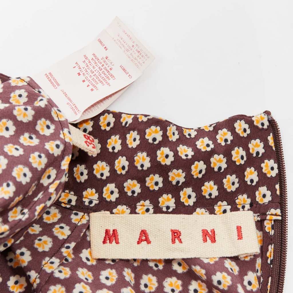 Marni Floral Ruffle Top - Image 10