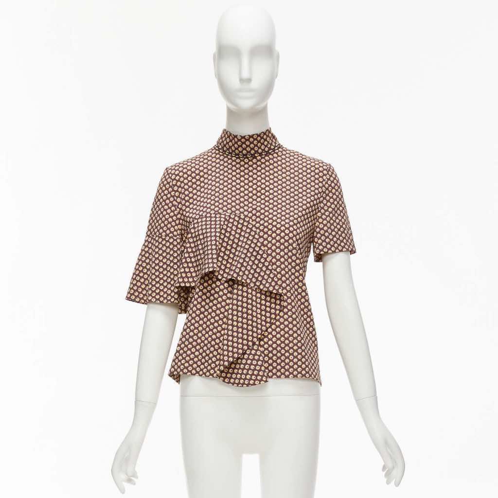 Marni Floral Ruffle Top - Image 11