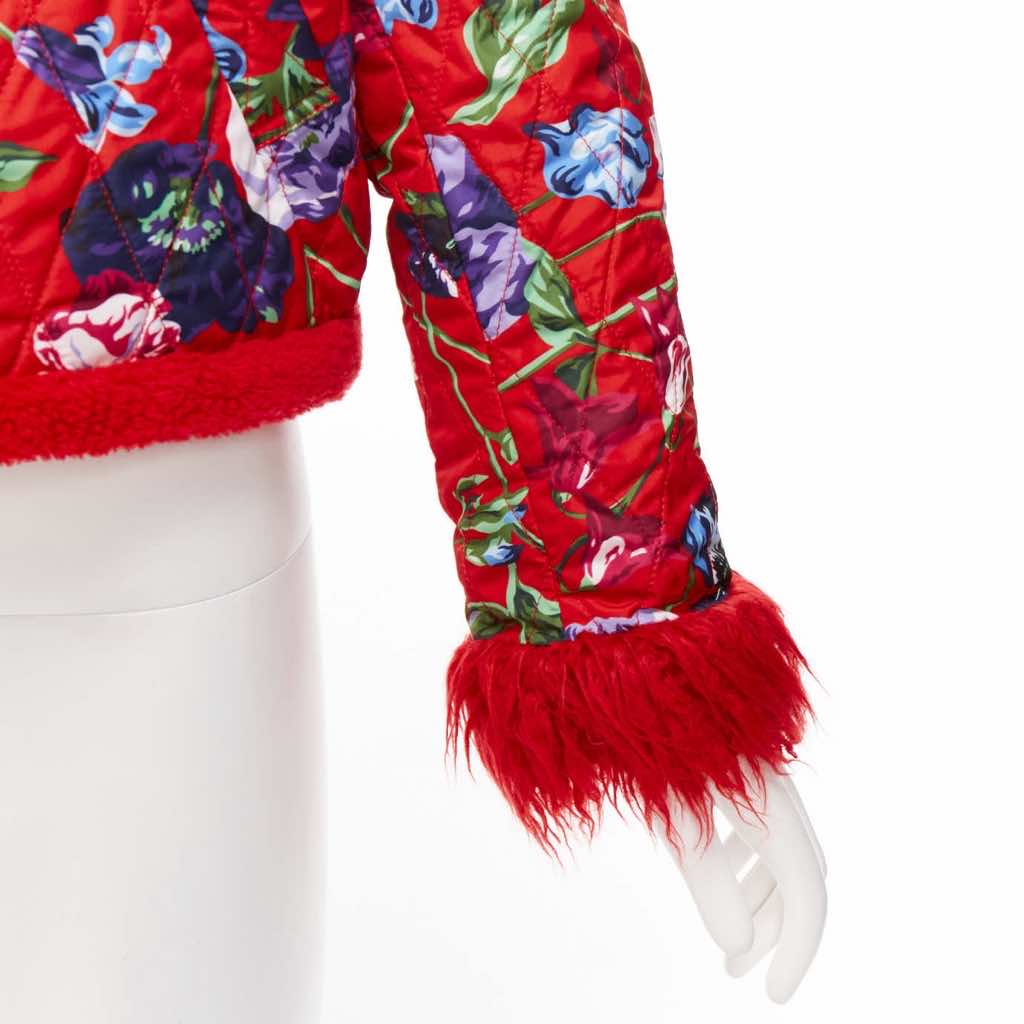 Kenzo Reversible Purple Crop Jacket - Image 10