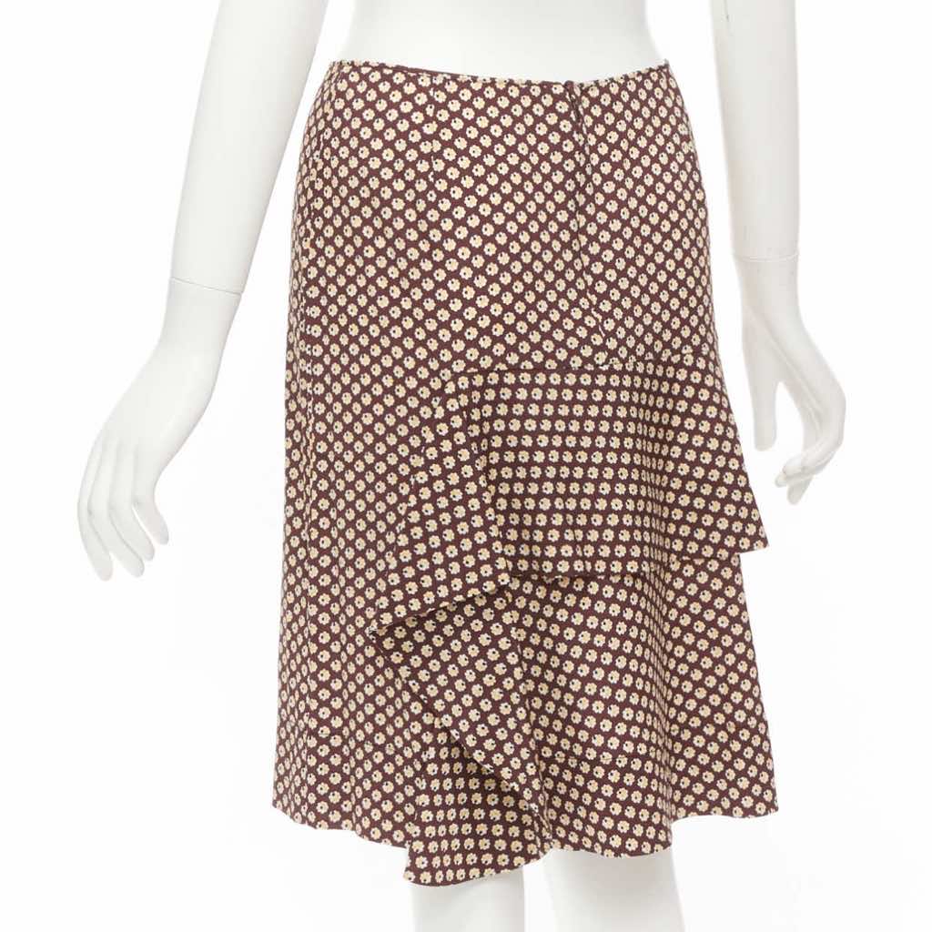 Marni Floral Ruffle Skirt - Detail 1