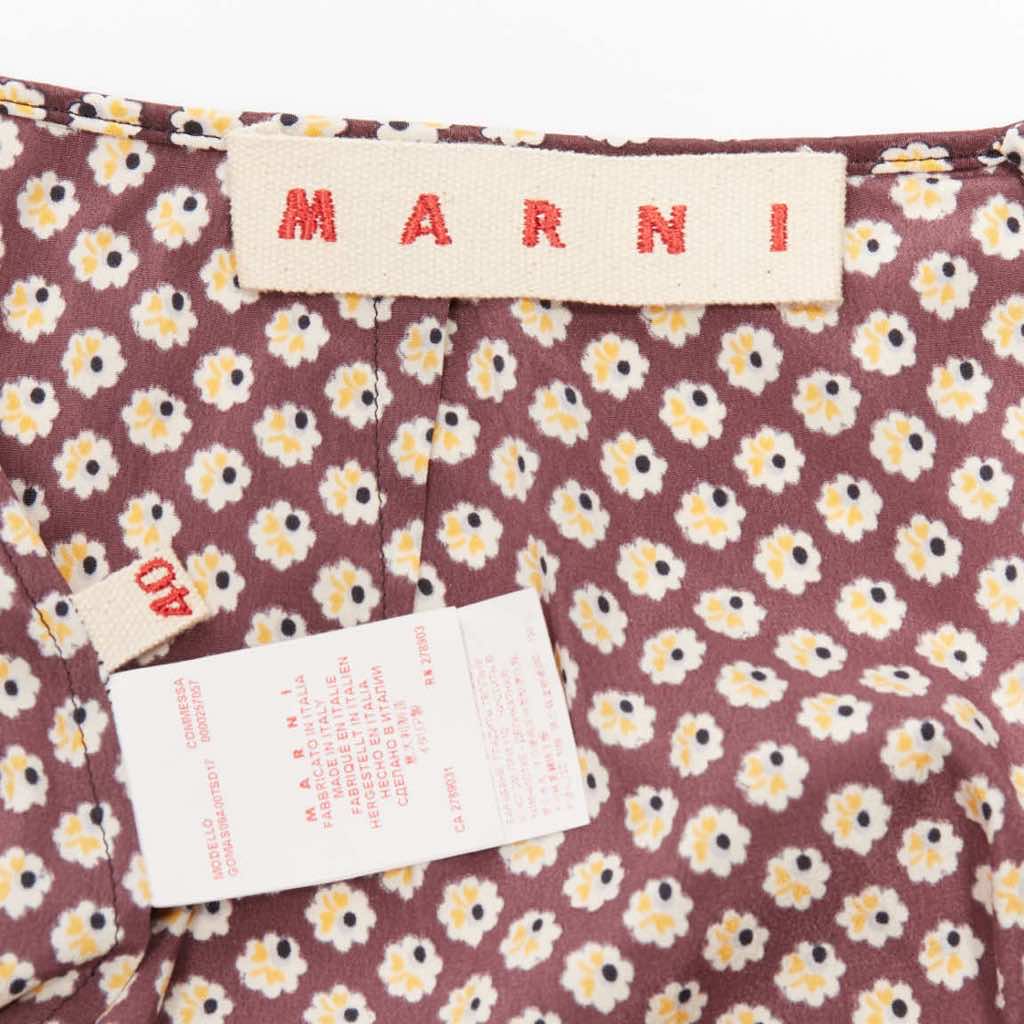 Marni Floral Ruffle Skirt - Image 10