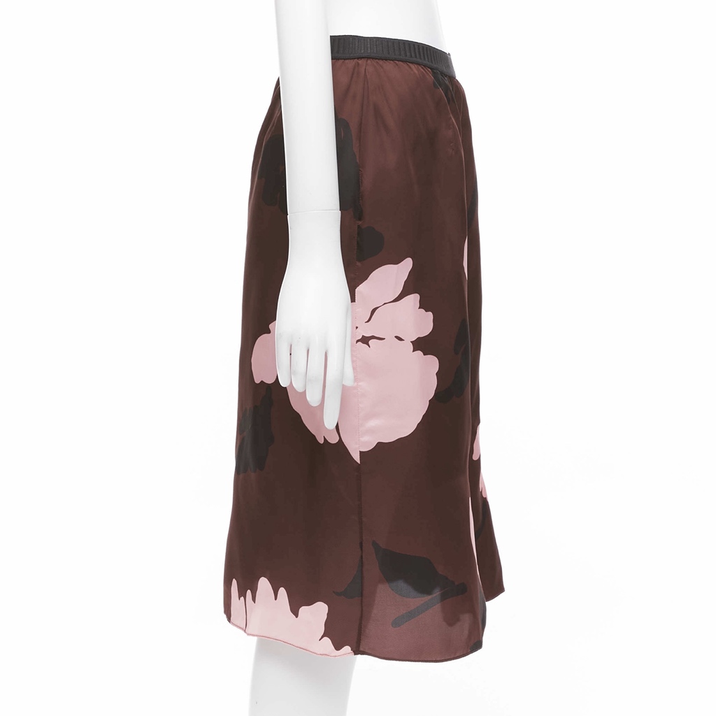 Marni Floral Elastic Skirt - 4