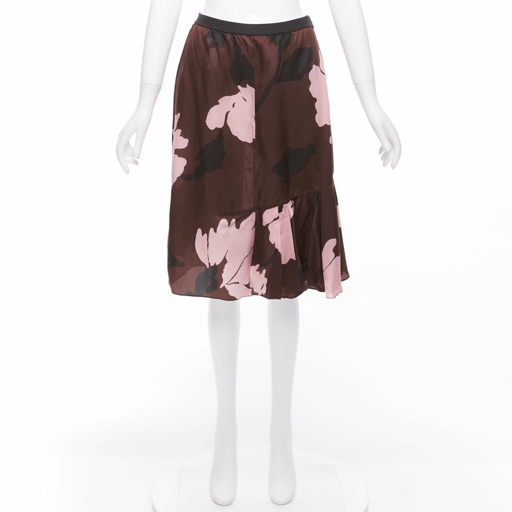 Marni Floral Elastic Skirt - Image 11