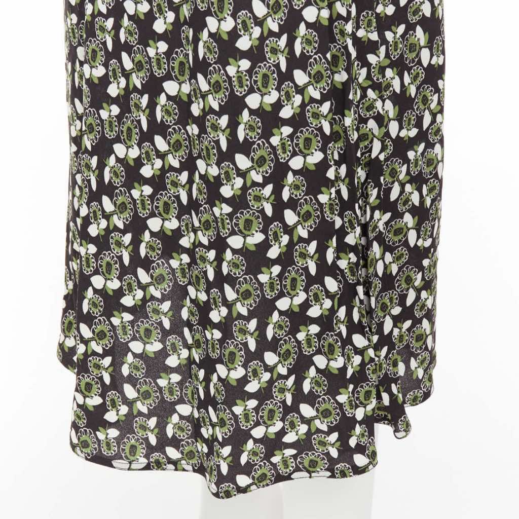 Marni Floral Viscose Skirt - Back view