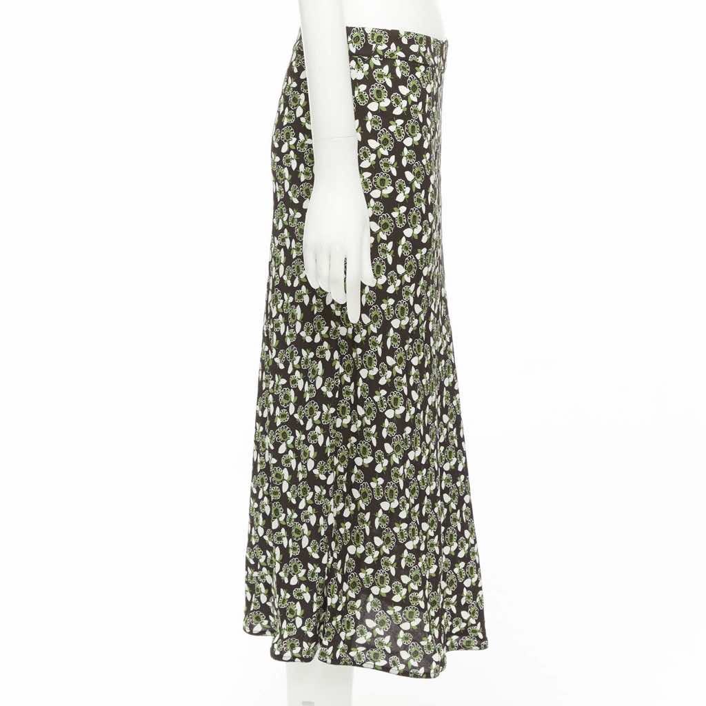 Marni Floral Viscose Skirt - 4