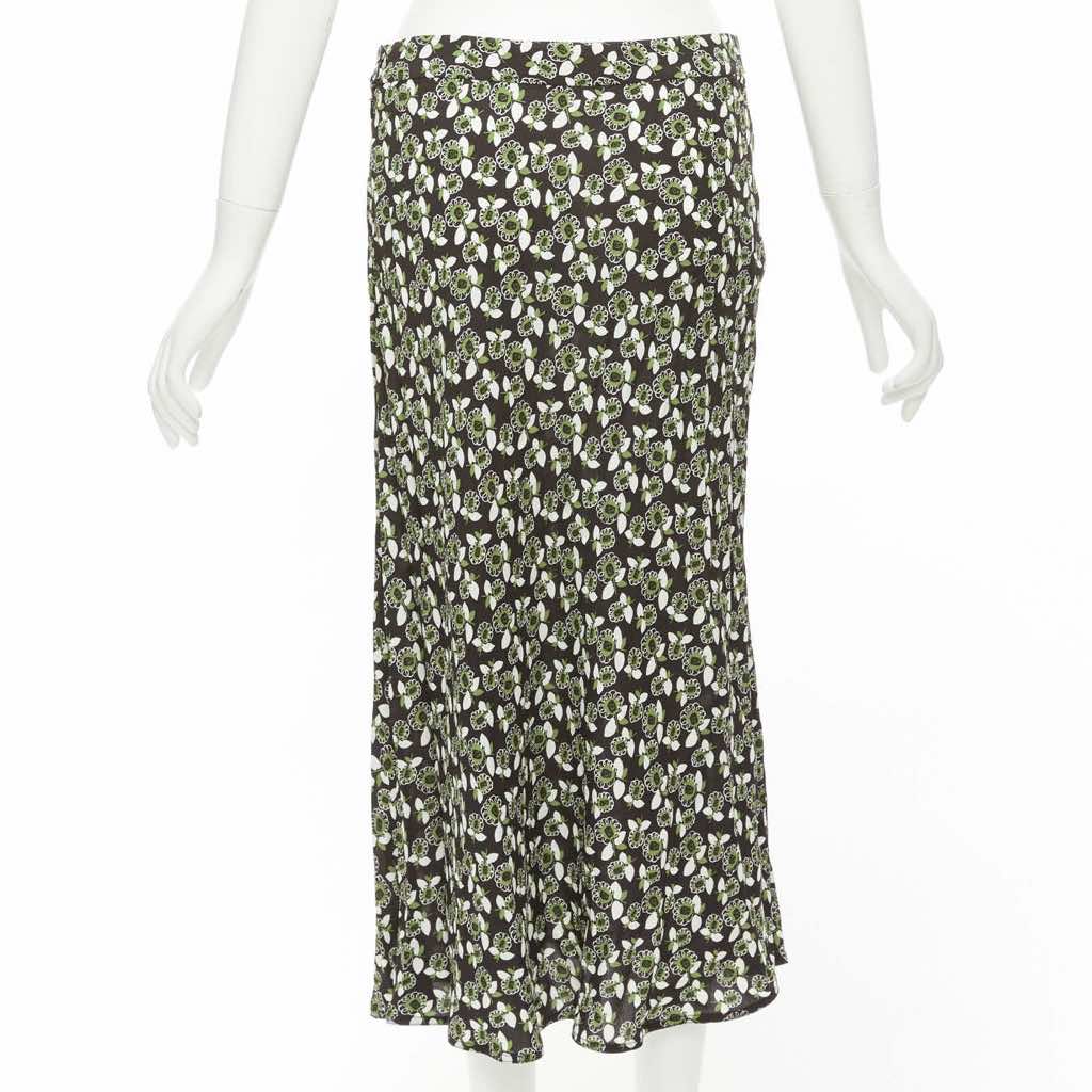 Marni Floral Viscose Skirt - Side view