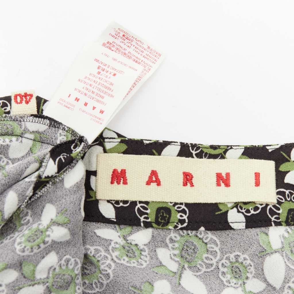Marni Floral Viscose Skirt - Image 10
