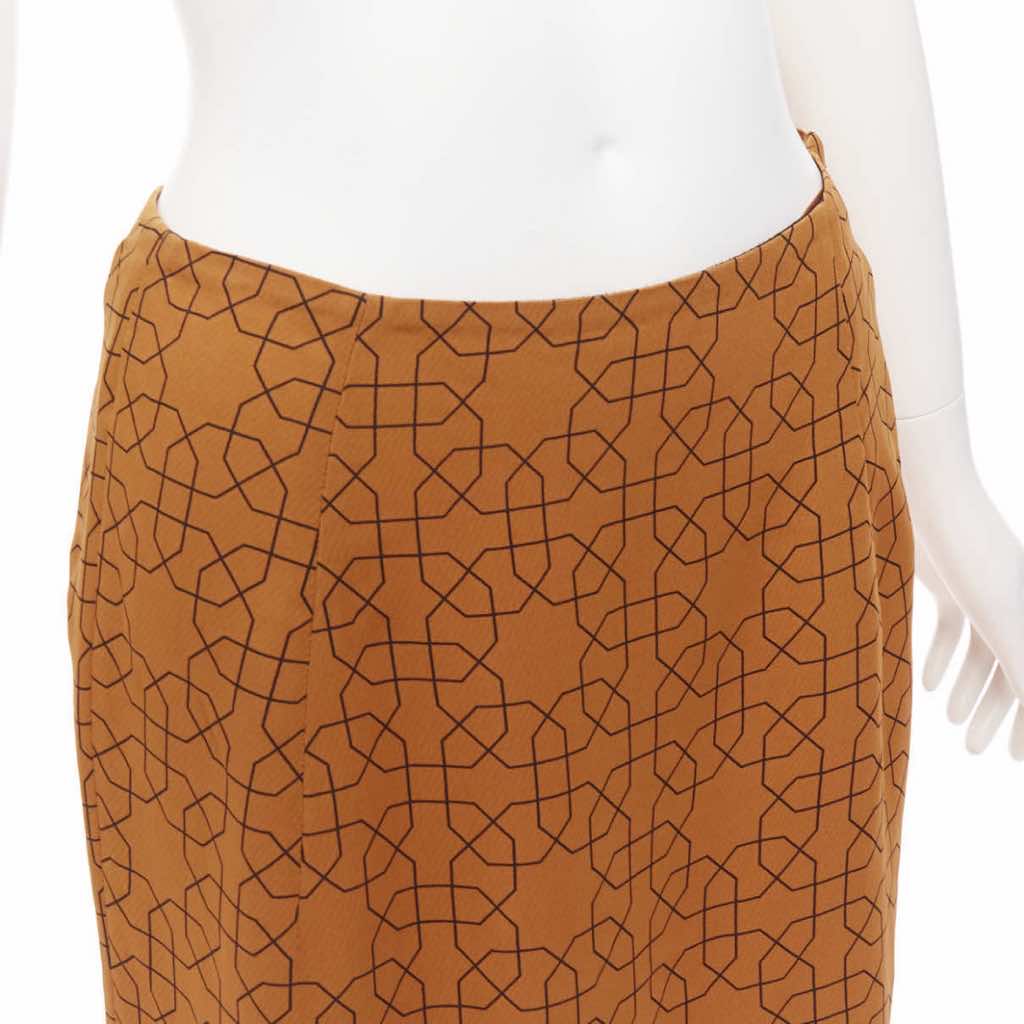 Marni Geometric Knee Skirt - Detail 2
