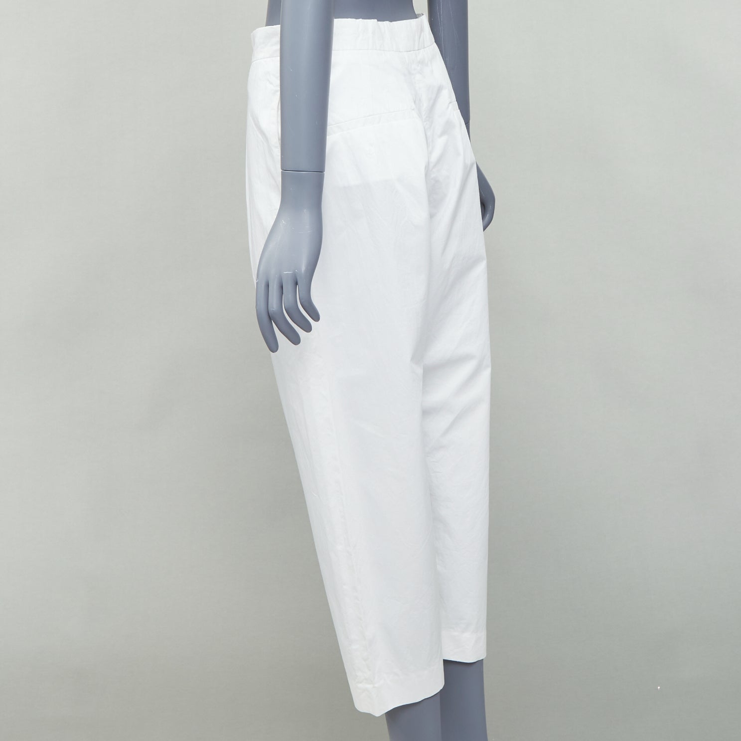 Marni White Pleated Pants - Detail 1