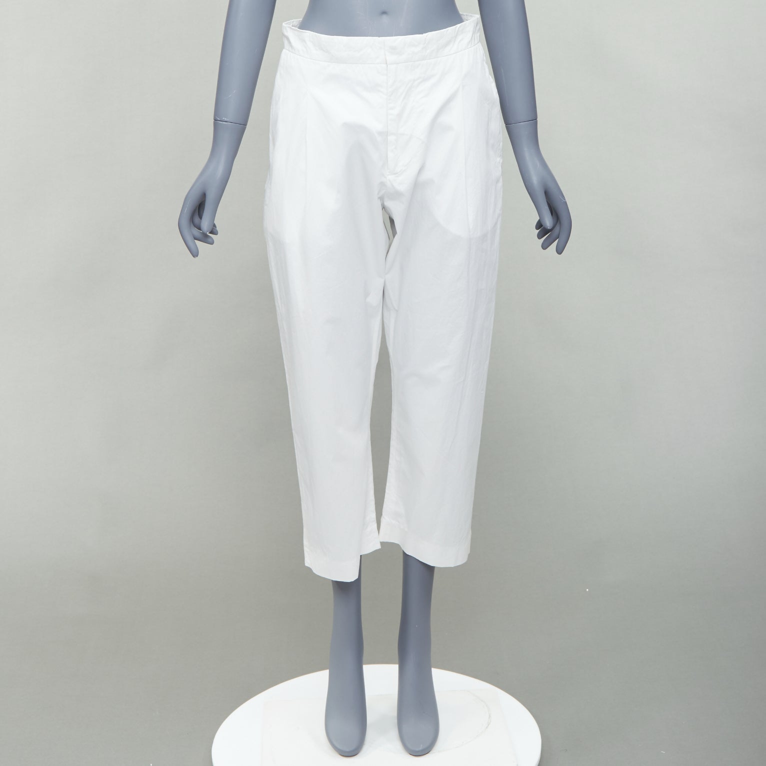 Marni White Pleated Pants - Image 11