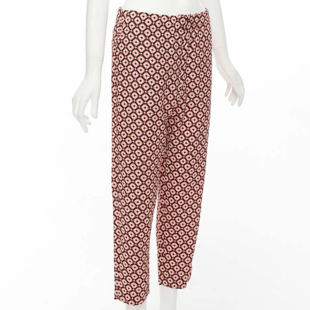 Marni Silk Print Pants - Image 6