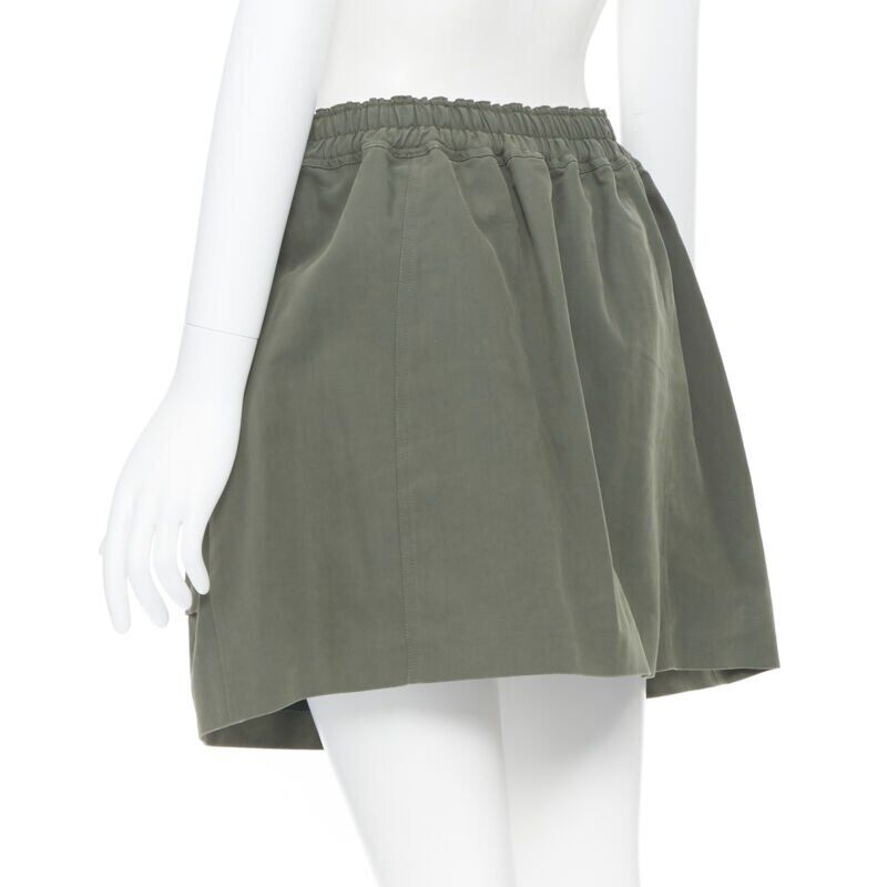 Kenzo Khaki Pocket Skirt - Detail 1