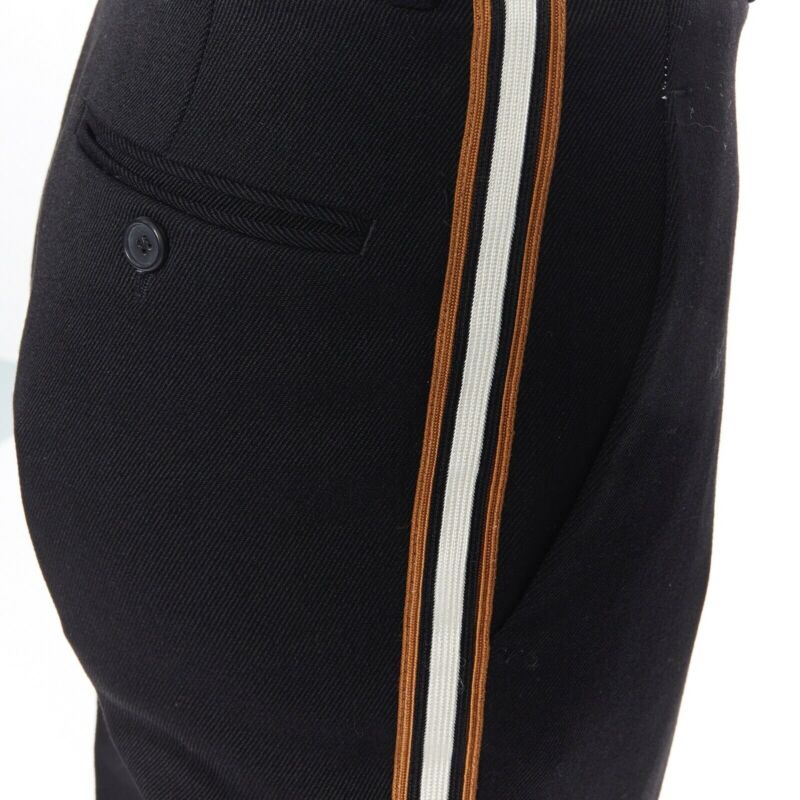 Calvin Klein Gold Trim Trousers - Back view