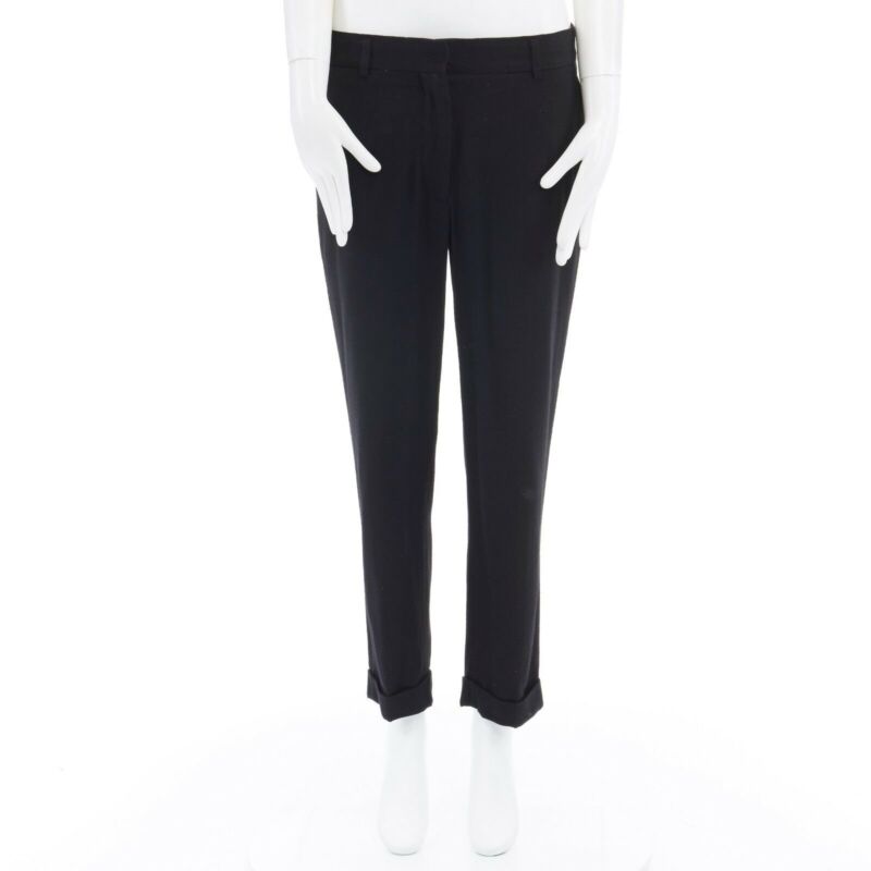 Haider Ackermann Fleece Wool Pants - Back view