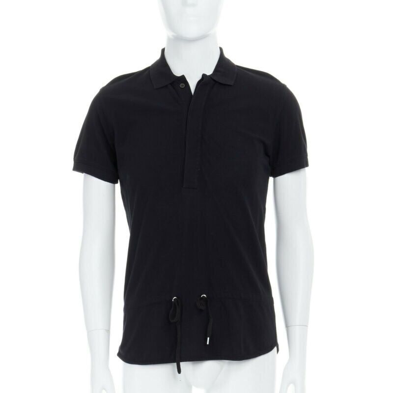 Kris Van Assche Drawstring Polo Shirt