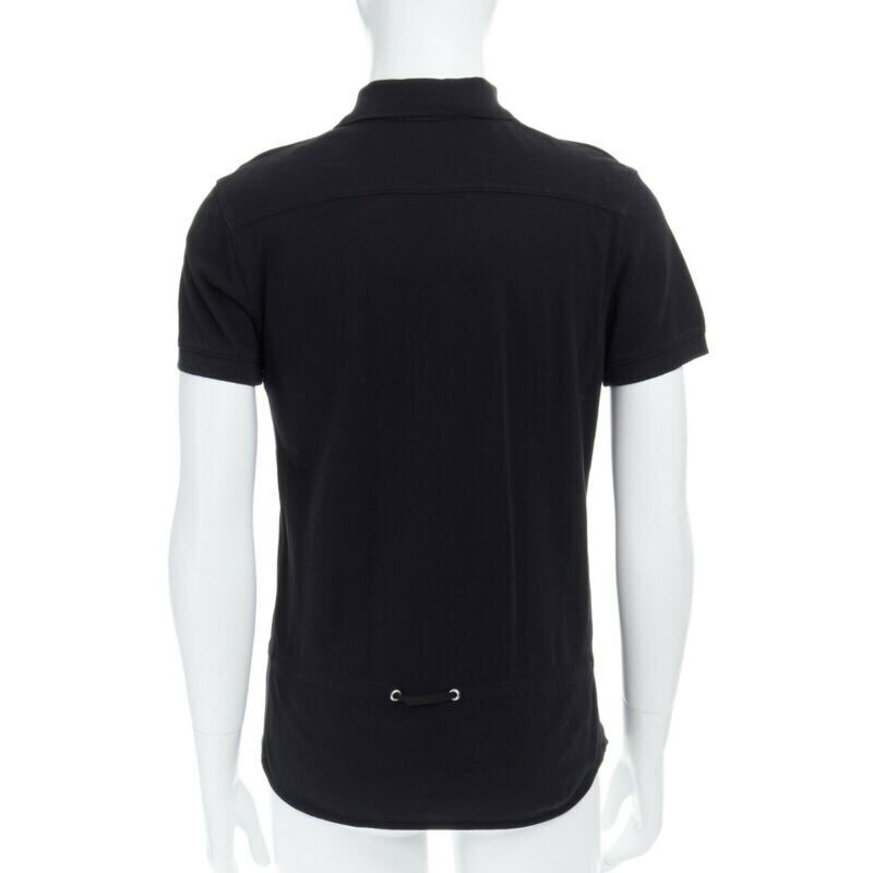 Kris Van Assche Drawstring Polo Shirt - Side view