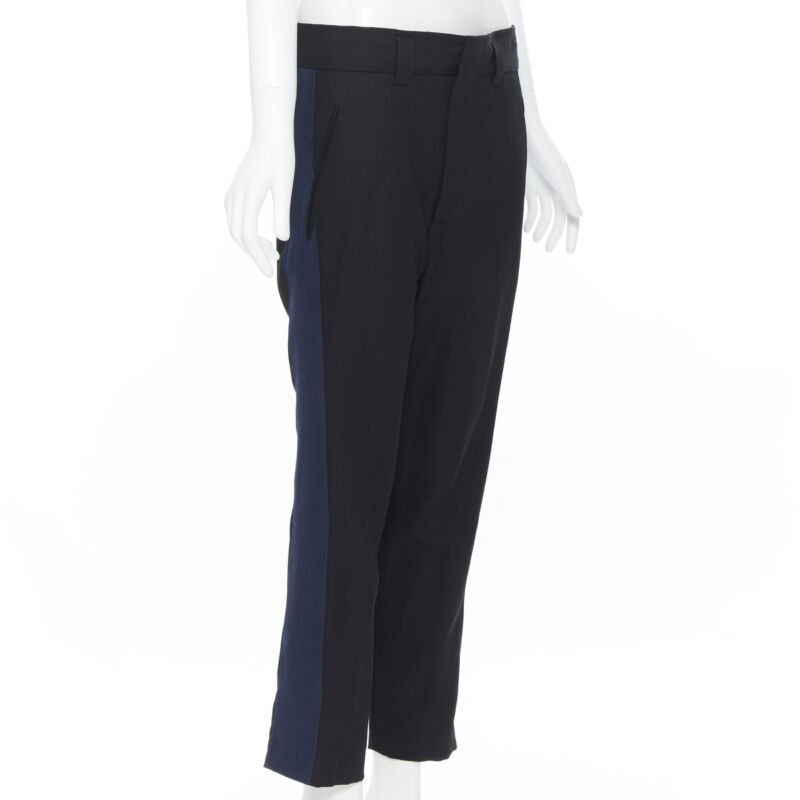 Haider Ackermann Grosgrain Cropped Pants
