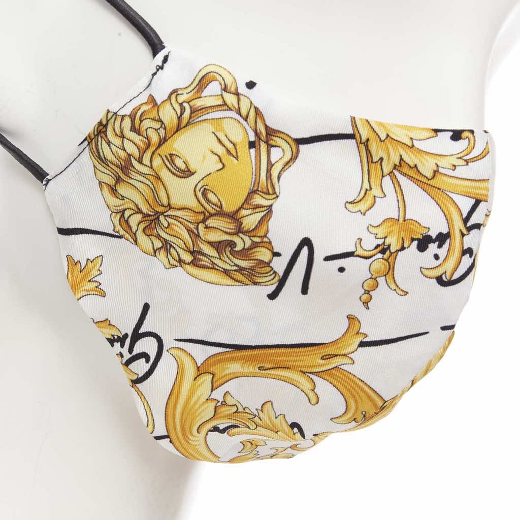 Versace Silk Face Mask - Side view