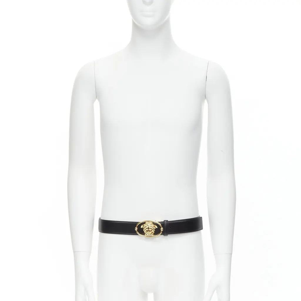 Versace DCU7835 DVTP1 D41OH Black Leather Never worn, with tag - Back View