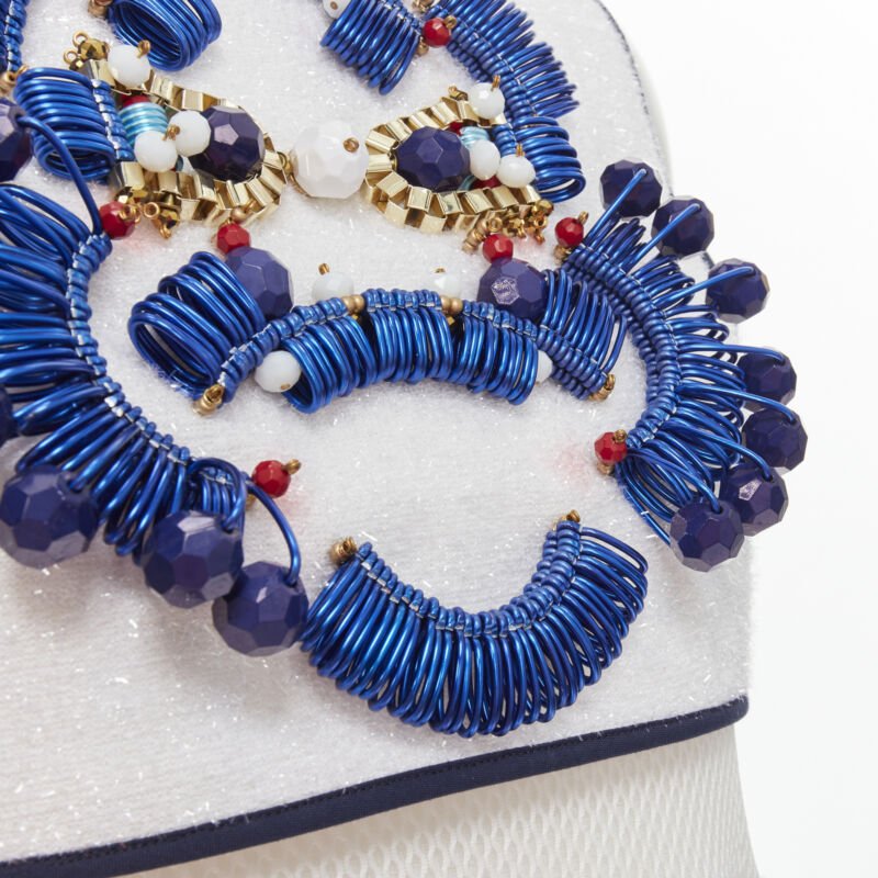 Unsigned / متعددة Tinsel Bead Dress - Back view