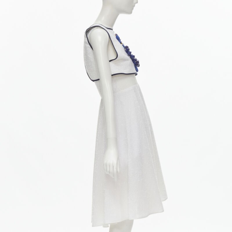 Unsigned / متعددة Tinsel Bead Dress - 4