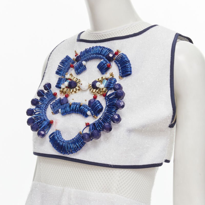 Unsigned / متعددة Tinsel Bead Dress - Detail 2