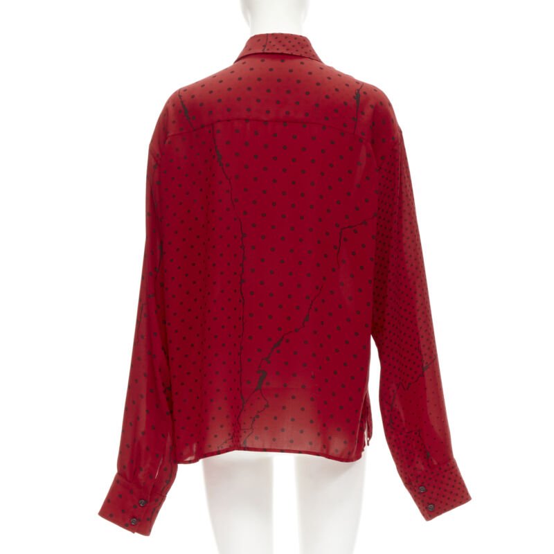 Haider Ackermann Polka Oversized Shirt - Side view