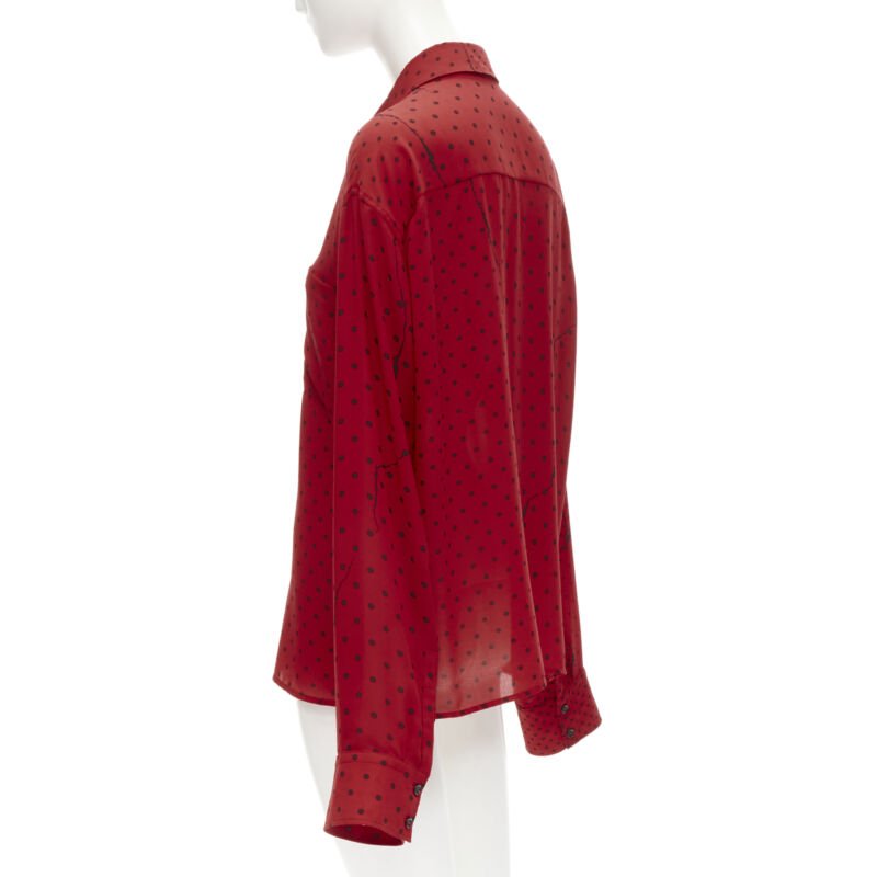 Haider Ackermann Polka Oversized Shirt - Detail 1