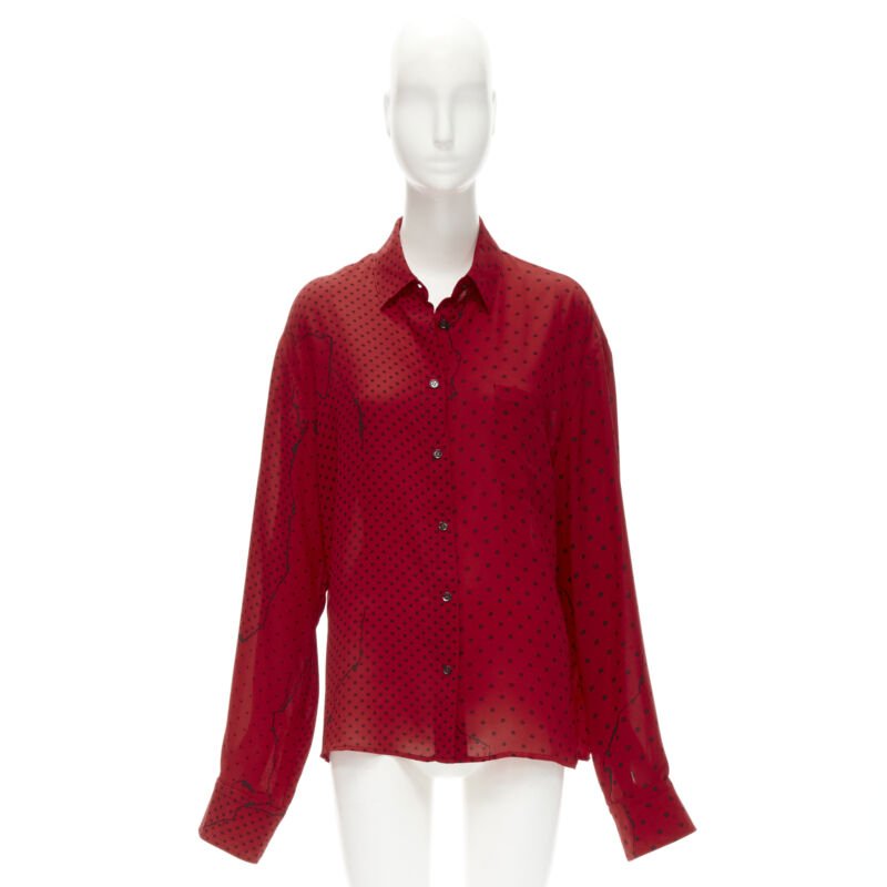 Haider Ackermann Polka Oversized Shirt - Image 12