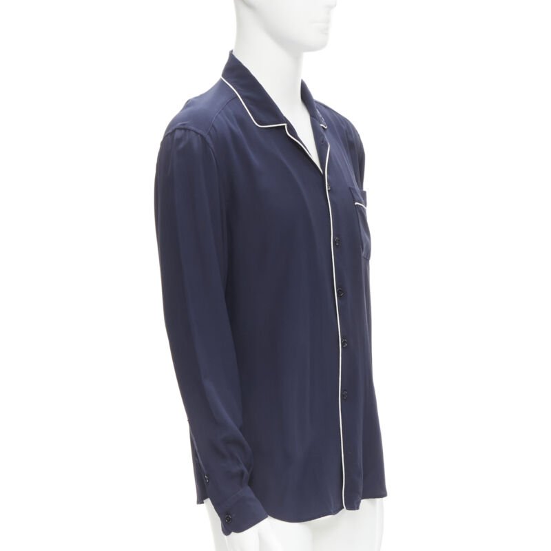 Dolce & Gabbana Piping Pajama Shirt - Image 6