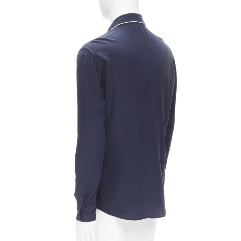 Dolce & Gabbana Piping Pajama Shirt - Detail 1