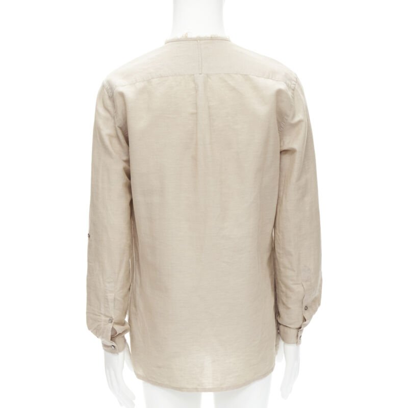 Fendi Frayed Linen Shirt - Side view