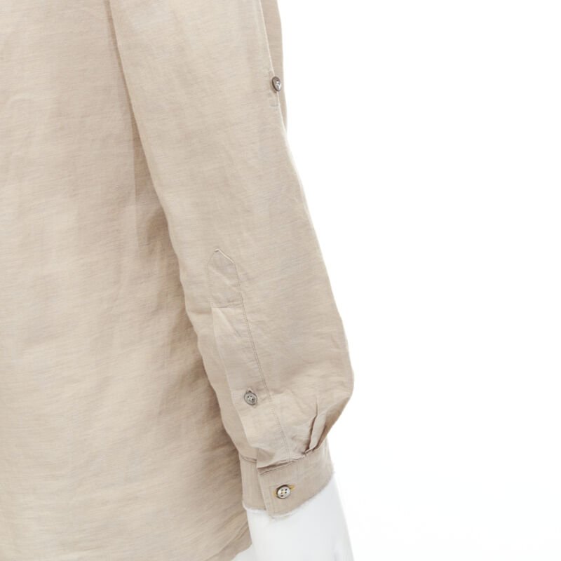 Fendi Frayed Linen Shirt - Detail 2