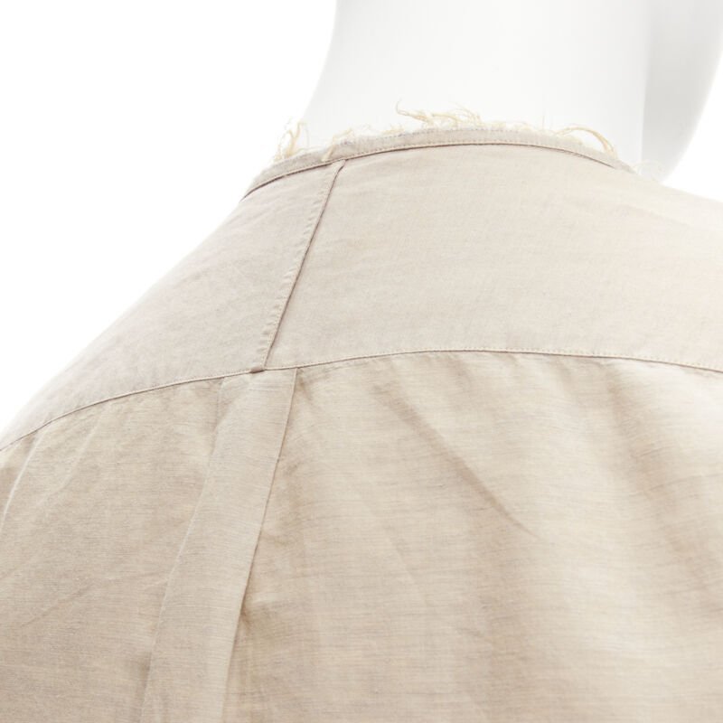 Fendi Frayed Linen Shirt - Image 10